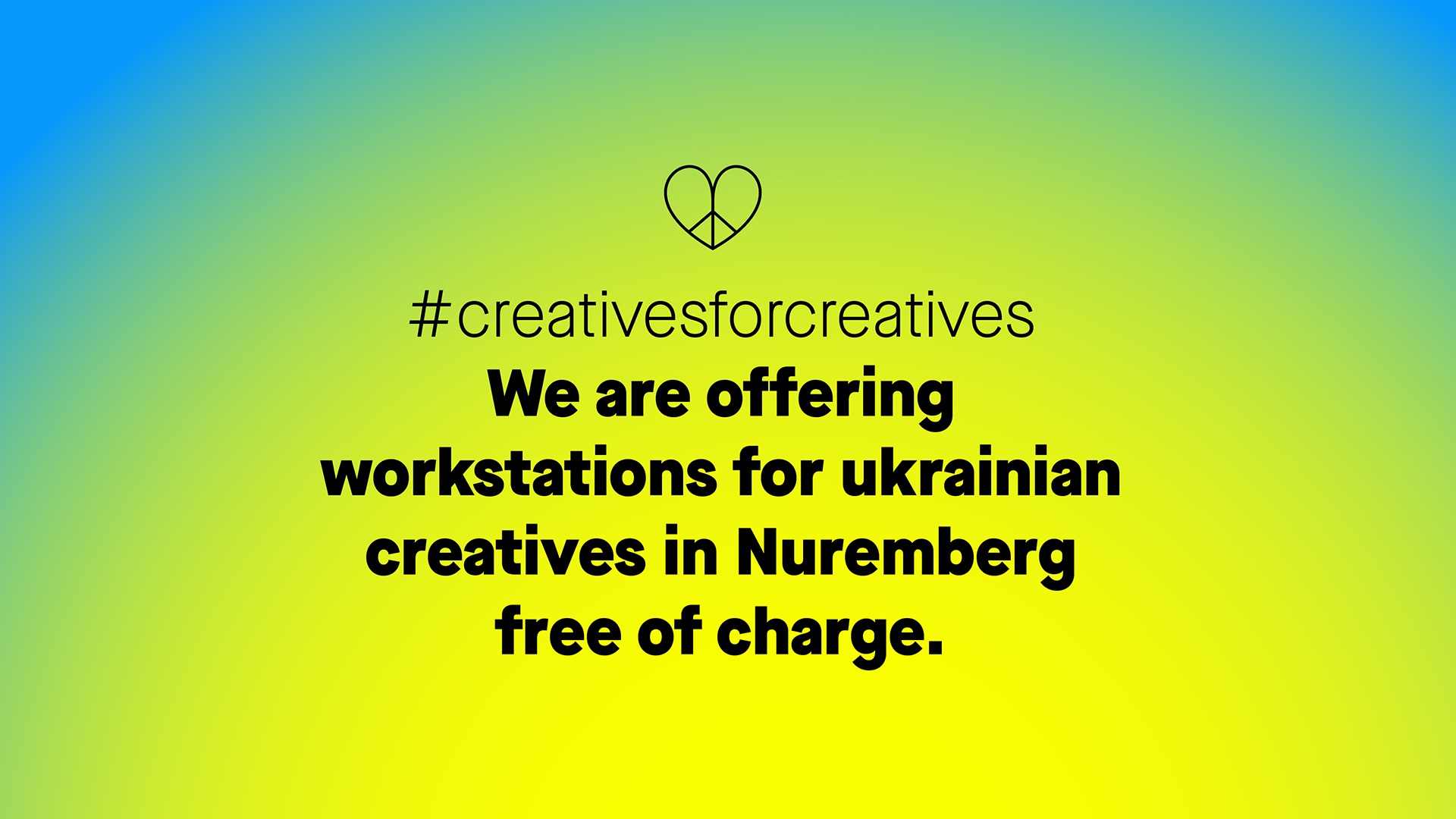 Workspace For Refugee Ukrainian Creatives